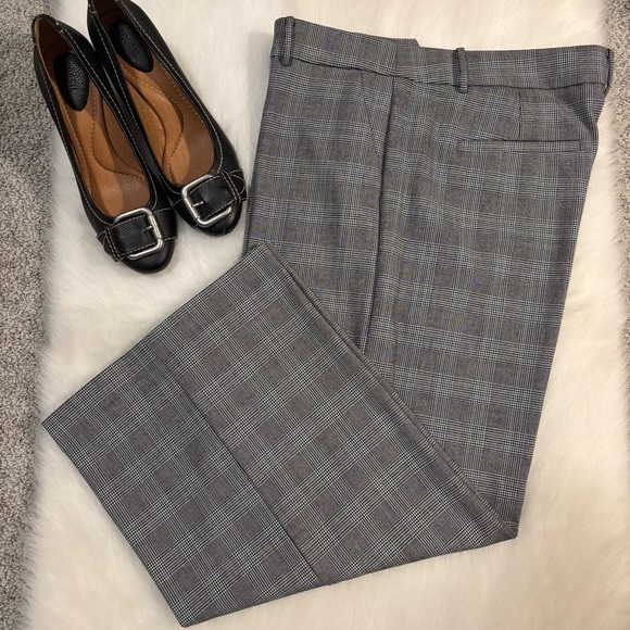 LOFT Pants - LOFT Wide Leg Houndstooth Pants
